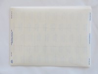 Avery etikett 63,5 x 38,1 genomskinlig