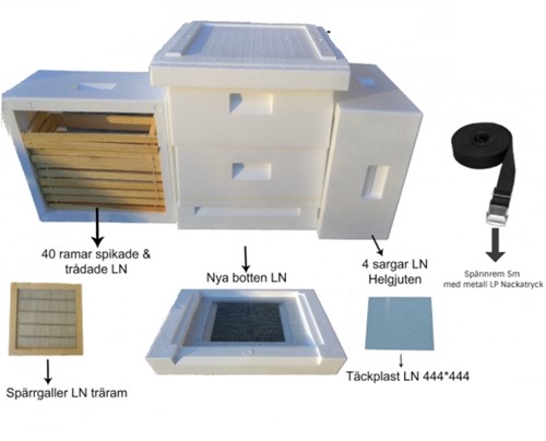 SBR Startpaket Langstroth - Nätbotten 20% rabatt