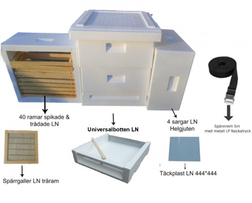 SBR Startpaket Langstroth - Universalbotten 20% rabatt